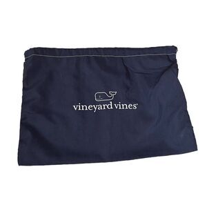 Vineyard Vines Navy Drawstring Bag Unisex Adults Travel Multi-Purpose dust bag